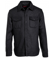 Рубашка SCHOTT Wool Blend Quilt Lined CPO Shirt BLK