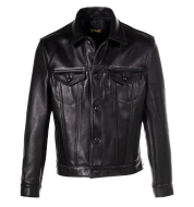 Куртка SCHOTT Naked Cowhide Jean Style Jacket 121 BLACK