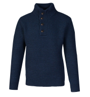 Свитер SCHOTT Men's Funnel Neck Military Sweater SW1614 NAVY