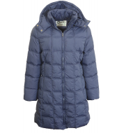 Пуховик SCHOTT Women's Long Down Filled Parka With Hood 34 NAV