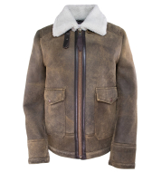 Куртка женская SCHOTT Women's Bomber Jacket Brown