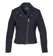 Куртка SCHOTT косуха Women's Fitted Suede Motorcycle Jacket 206W BLK