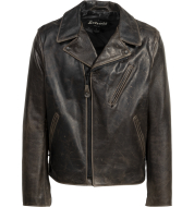Куртка SCHOTT WAXY PULLUP COWHIDE CLEAN MOTORCYCLE JACKET Grey 533