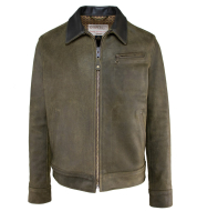 Куртка SCHOTT SUEDED COWHIDE UNLINED DELIVERY JACKET 371 Olive