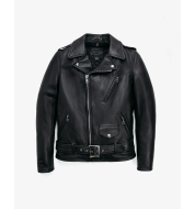 Куртка SCHOTT косуха Waxy Natural Cowhide 50's Perfecto Motorcycle Leather Jacket 519 BLK