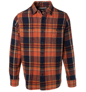 Рубашка SCHOTT Plaid Cotton Flannel Shirt RUST