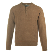 Свитер SCHOTT Button Henley Sweater SW1611 CAMEL