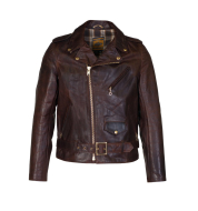 Куртка SCHOTT косуха 619 Lightweight Naked Perfecto Motorcycle Jacket BROWN