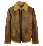Куртка SCHOTT ANTIQUE BROWN SHEEPSKIN JACKET Brown