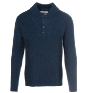 Свитер Schott Wool Blend Military Henley Sweater NAVY