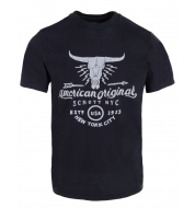 Футболка SCHOTT Longhorn Tee BLK