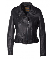 Куртка женская SCHOTT Women's Cropped Perfecto in Lambskin Leather Jacket 210W BLACK