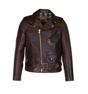 Куртка SCHOTT косуха 619 Lightweight Naked Perfecto Motorcycle Jacket BROWN