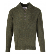 Свитер Schott Wool Blend Military Henley Sweater MOSS