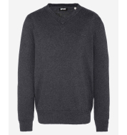 Свитер Schott V NECK SWEATER PLBEAL2 ANTHRACITE