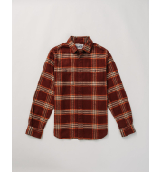 Рубашка SCHOTT Heavy Flannel Work Shirt ROOT BEER