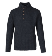 Свитер SCHOTT Men's Funnel Neck Military Sweater SW1614 BLK