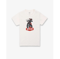 Футболка SCHOTT Moto Gal Tee Off White