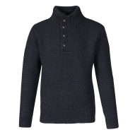 Свитер SCHOTT Men's Funnel Neck Military Sweater SW1614 BLK