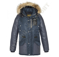 Куртка Schott LJ6100 NAVY/NAVY