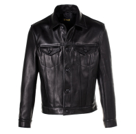 Куртка SCHOTT Naked Cowhide Jean Style Jacket 121 BLACK