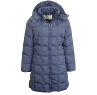 Пуховик SCHOTT Women's Long Down Filled Parka With Hood 34 NAV