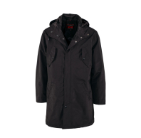 Куртка SCHOTT Cotton Blend Fishtail Coat BLACK