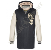 Пальто SCHOTT VARSITY COAT LIMITED EDITION LW8200 NAVY / OFF-WHITE