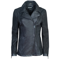 Куртка женская SCHOTT Long Lambskin Moto Jacket BLK