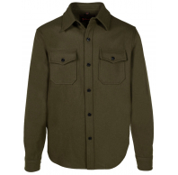 Рубашка SCHOTT Men's CPO Wool Shirt OLIVE