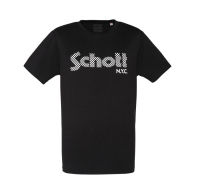Футболка SCHOTT Crew neck T-shirt TSLOGO Black racing