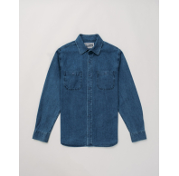 Рубашка SCHOTT Denim Work Shirt LIGHT INDIGO