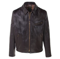 Куртка SCHOTT Classic Heavy Cowhide Racer Motorcycle Jacket BROWN 688