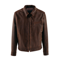 Куртка SCHOTT LIGHTWEIGHT COWHIDE TRUCKER JACKET 592 BROWN