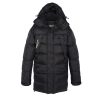 Куртка SCHOTT HOODED OVERSIZE PARKA BEAR2 BLACK/BLACK