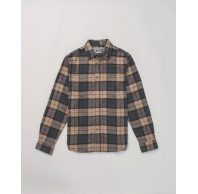 Рубашка SCHOTT Heavy Flannel Work Shirt KHAKI/GREY