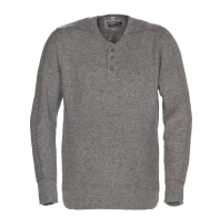 Свитер SCHOTT Button Henley Sweater SW1611 HEATHER GREY