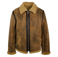 Куртка SCHOTT ANTIQUE BROWN SHEEPSKIN JACKET Brown