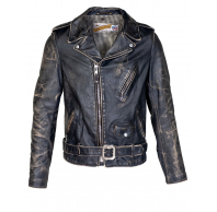 Куртка SCHOTT Men's Vintaged Fitted Motorcycle Jacket PER70
