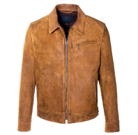 Куртка SCHOTT Duke Men's Unlined Rough Out Suede Jacket Brown 370
