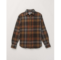Рубашка SCHOTT Plaid Cotton Flannel Shirt MOSS
