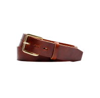Ремень кожаный SCHOTT Steerhide Belt BROWN