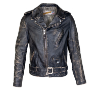 Куртка SCHOTT Men's Vintaged Fitted Motorcycle Jacket PER70