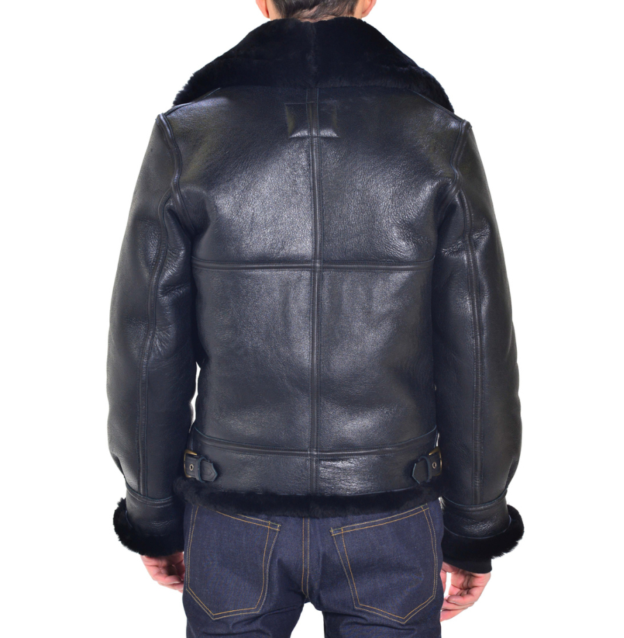 Куртка SCHOTT Classic B-3 Sheepskin Leather Bomber Jacket 257S EBONY