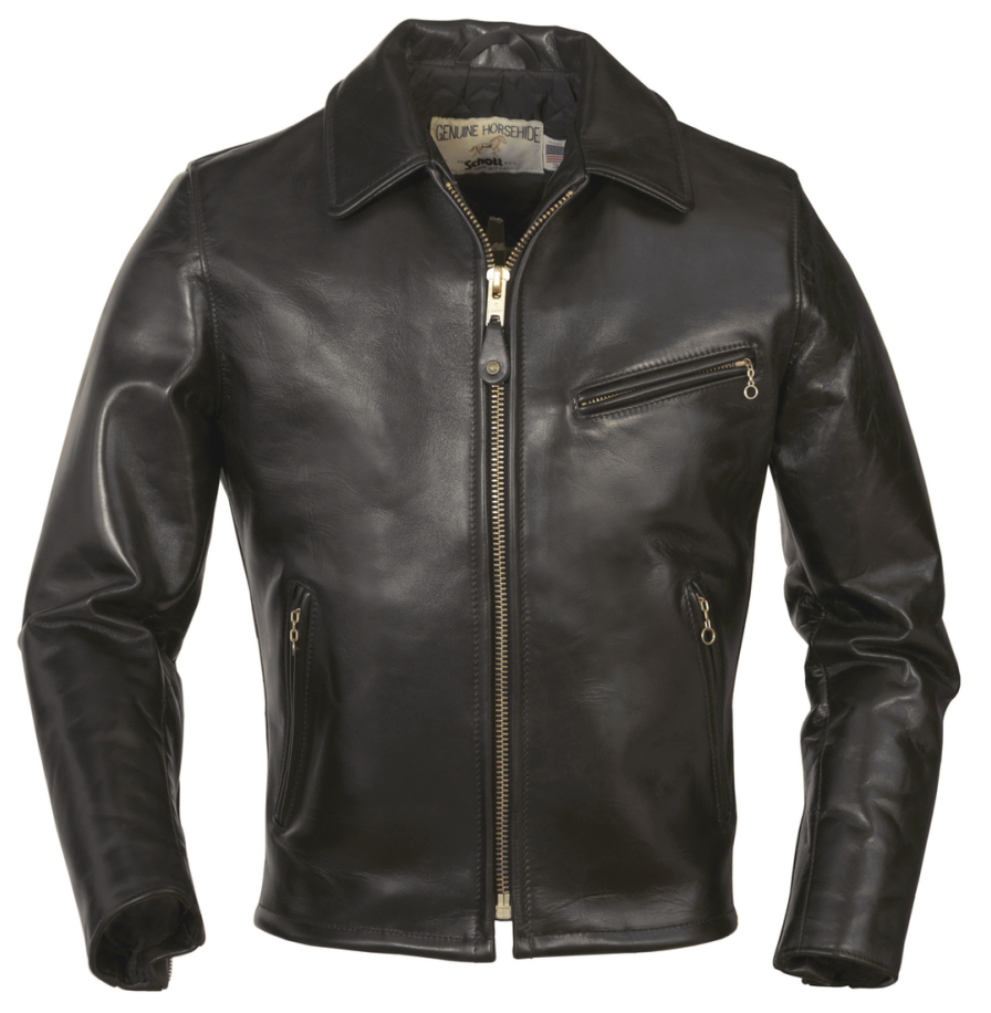 Куртка Schott Classic Horsehide Racer Motorcycle 689H BLK