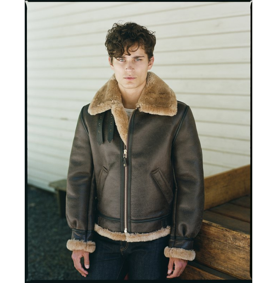 Куртка SCHOTT Classic B-3 Sheepskin Leather Bomber Jacket 257S
