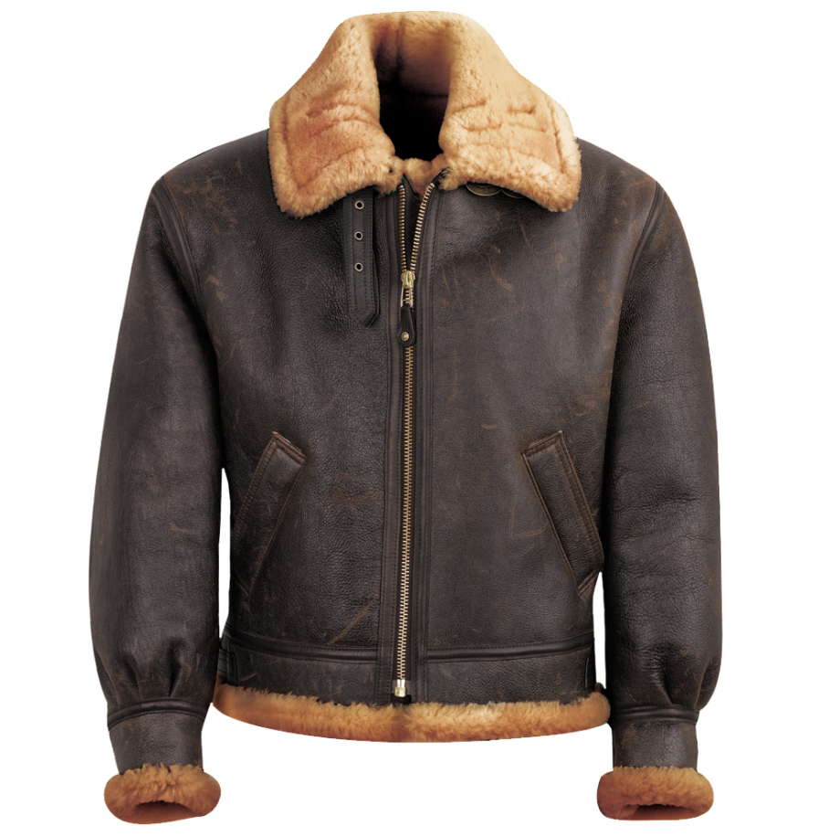 ジャケット・アウター schott B-3 Куртка SCHOTT Classic B-3 Sheepskin Leather Bomber Jacket